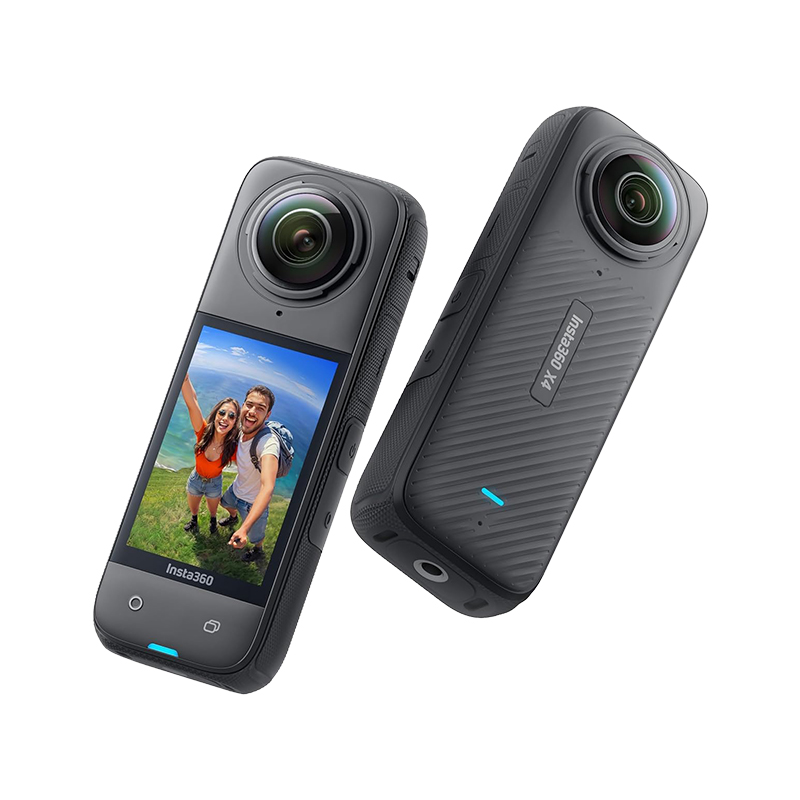 Insta360 X4 8K Waterproof 360 Action Camera with 4K Wide-Angle Video and Removable Lens Guards